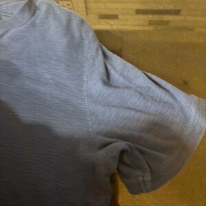 Premier Men's Light Blue Short Sleeve Henley Tee